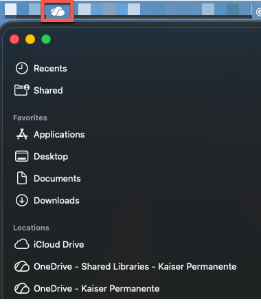 Mac example screen